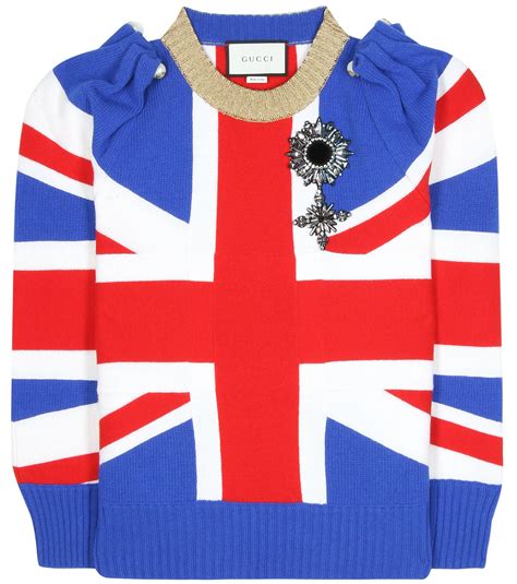 gucci union jack sweater|gucci sweatshirt women's.